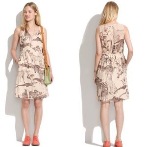 Madewell silk safari dress 4
